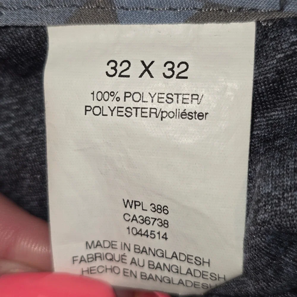 Haggar Cool Right Performance Flex Mens 32x32 Navy Blue Golf Pants